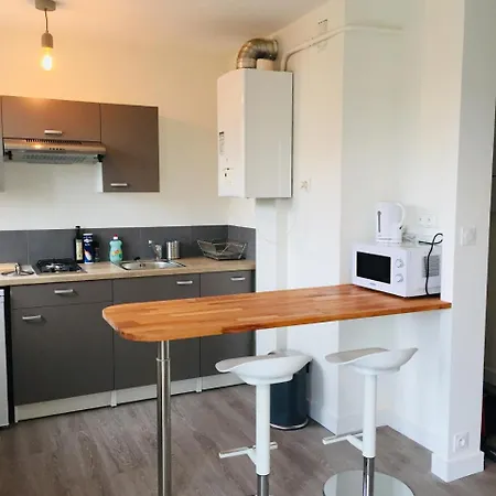 Contemporary Studio With Balcony In Compans Apartment